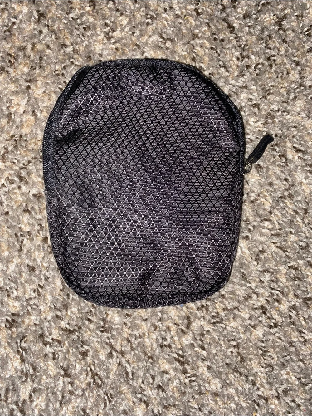 Big Pantha Black Soft Pouch with Blue Logo